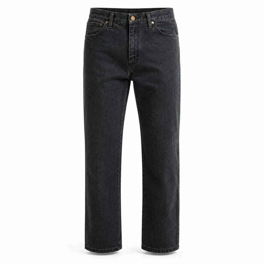 Wrangler‎ Cowboy Cut Jeans Mens 33x32 Black Slim Fit 936WBK High Rise Denim
